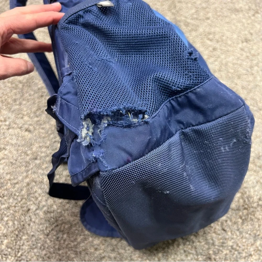 The north‎ face backpack womens blue recon hiking bag outdoor